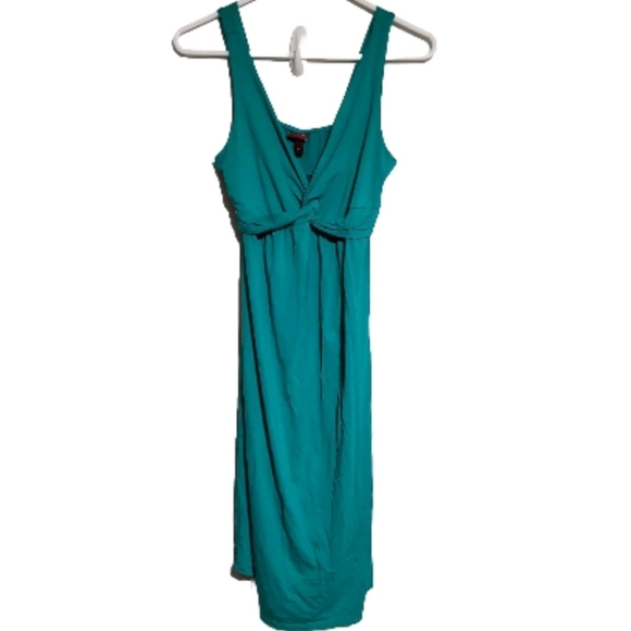 Merona Dresses & Skirts - Merona Dress Size XS Teal Green‎ Sleeveless Stretch Sundress Church Office